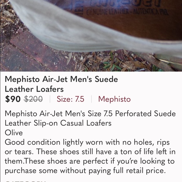 Mephisto Men’s Sz 10 Loafers - Picture 9 of 10